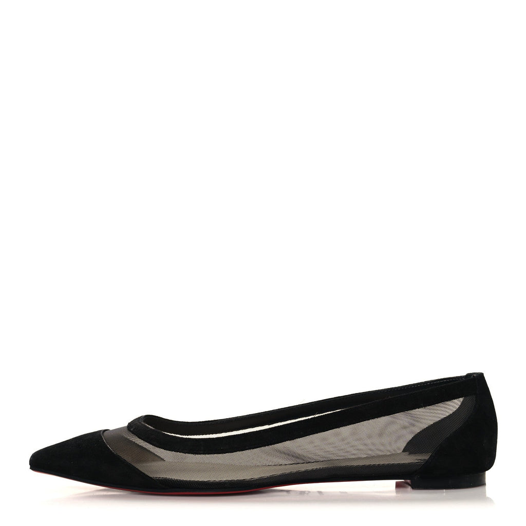 Christian Louboutin - Veau Velours Rete Galativi Flats