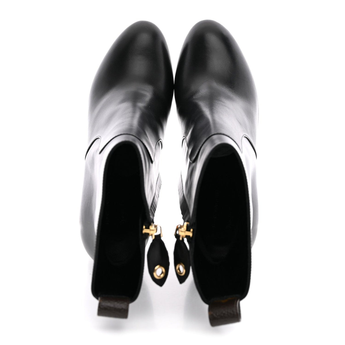 Louis Vuitton - LV X YK Calfskin Monogram Silhouette Ankle Boots