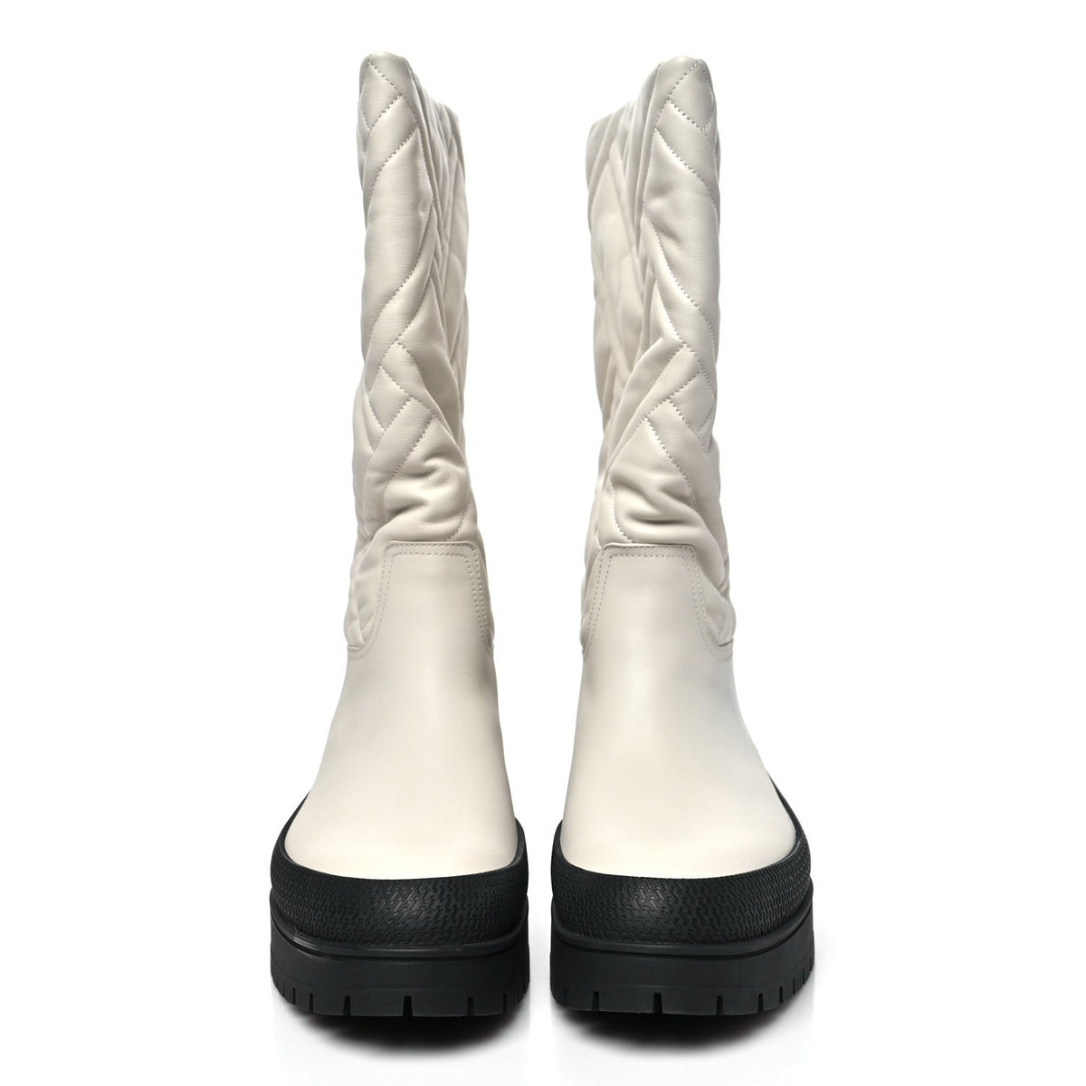 Hermès - Goatskin Quilted Fuji Boots