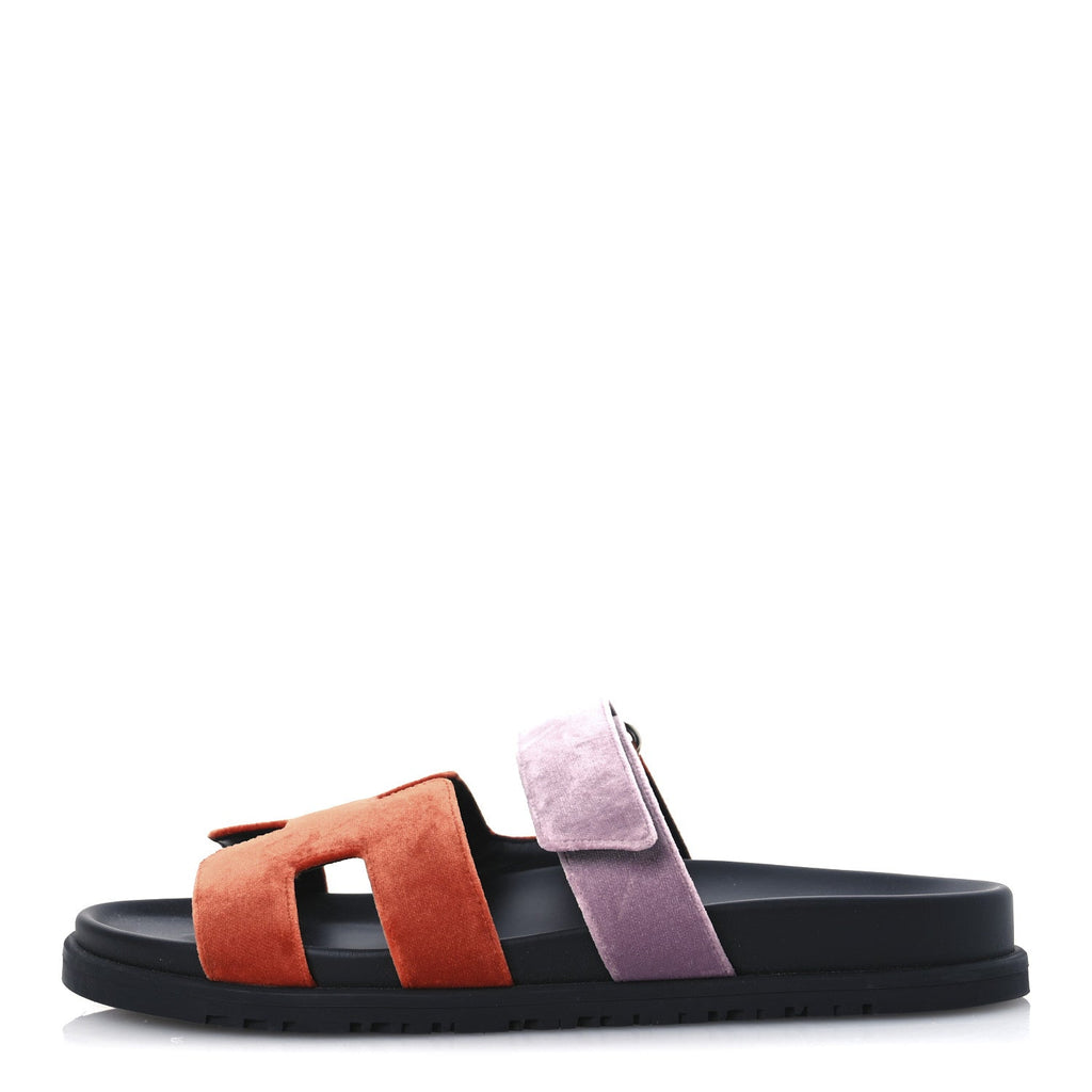 Hermès - Velvet Chypre Sandals