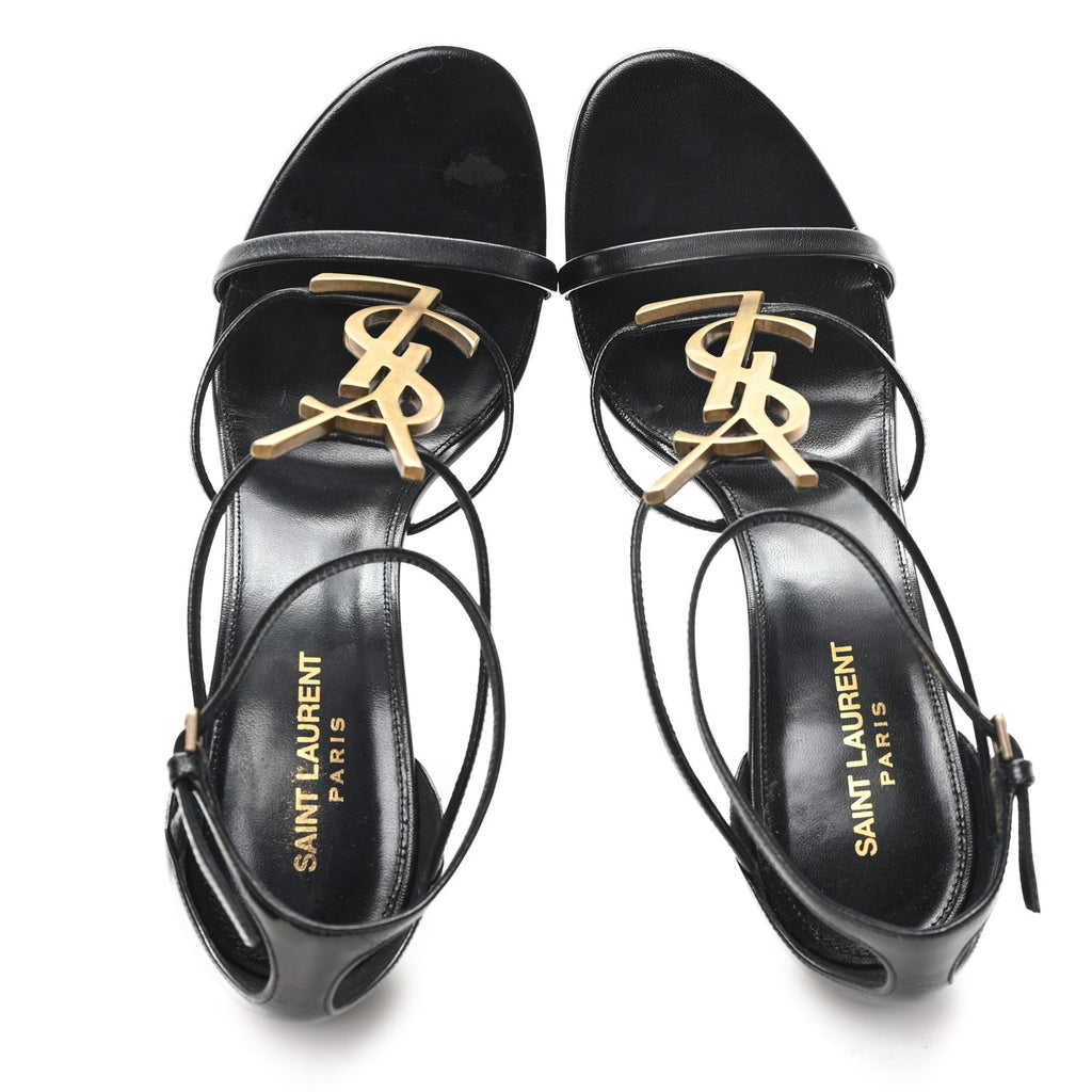 Saint Laurent - Calfskin Cassandra 100 Ankle Strap Sandals