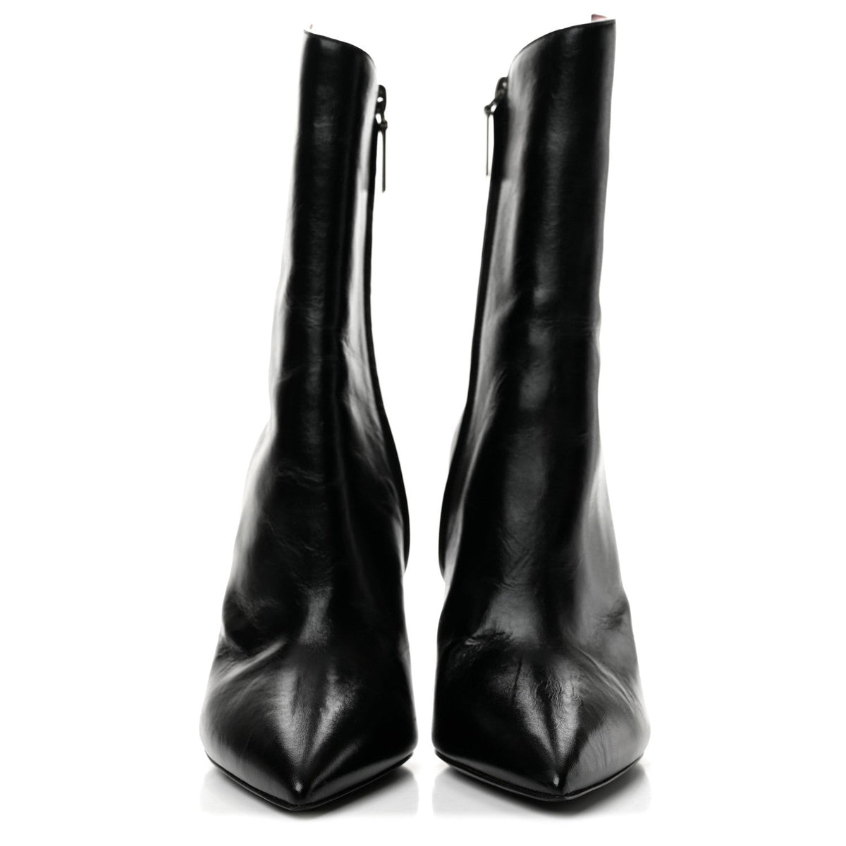Saint Laurent - Nappa Silk Freja 105 Zip Booties
