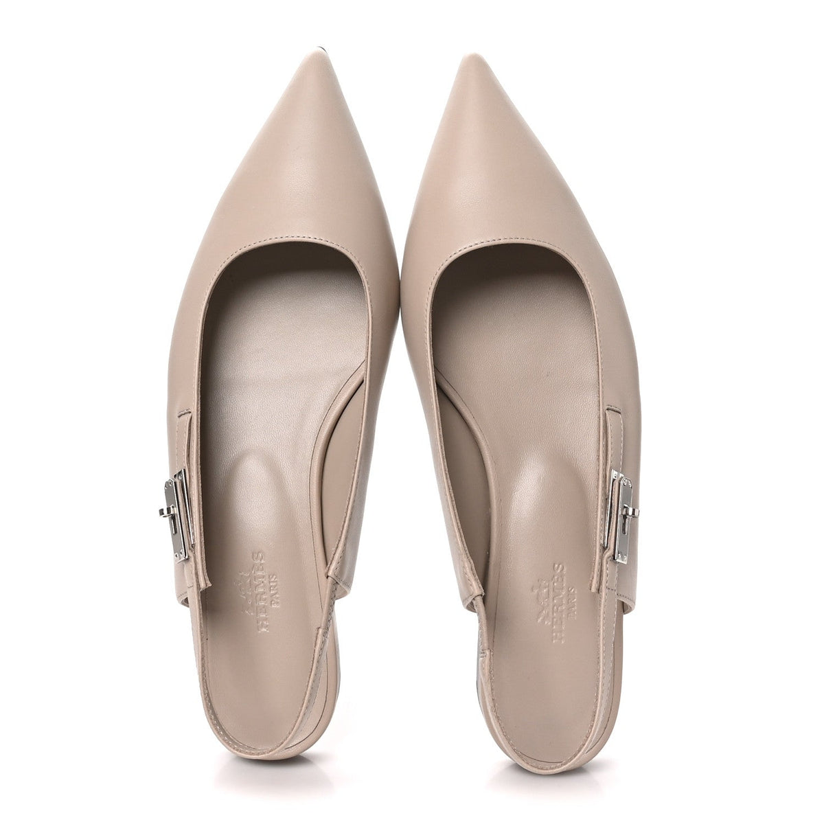 Hermès - Nappa Lovely Slingback Flats