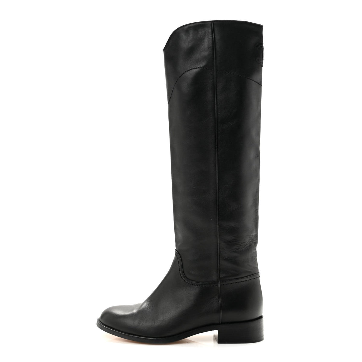 Chanel - Calfskin Ascot Riding Boots