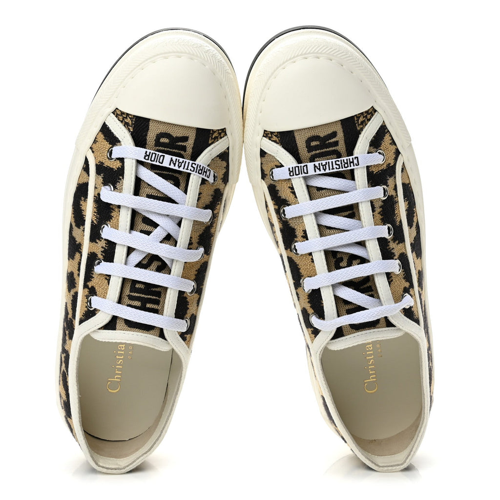 Dior - Cotton Mizza Embroidered Walk’N’Dior Low Top Sneakers