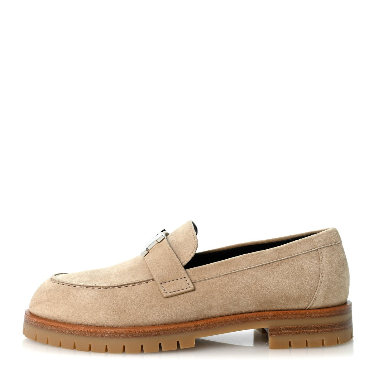 Hermès - Suede Goatskin Faubourg Loafers
