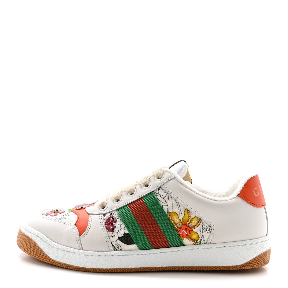 Gucci - Sepang Flora Faded Canvas Web Screener Sneakers
