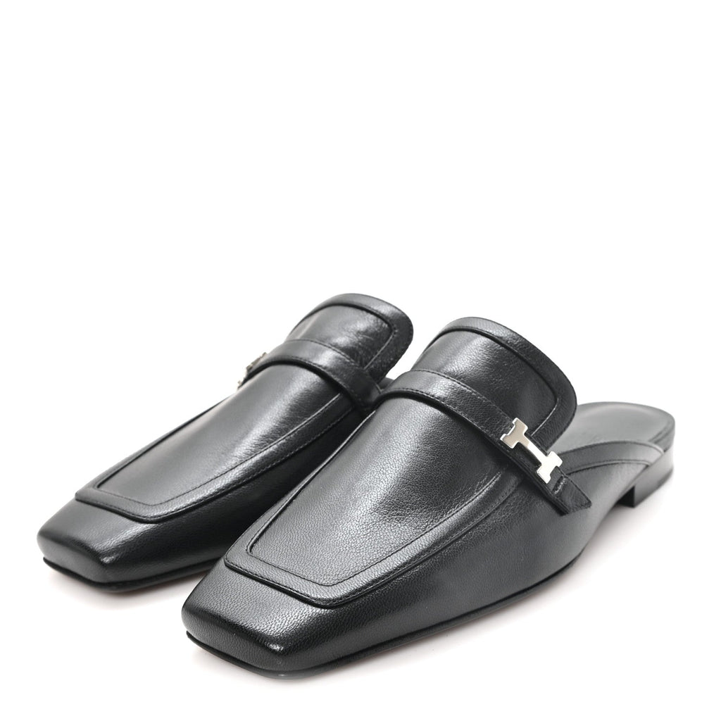 Hermès - Goatskin Groupie Mules