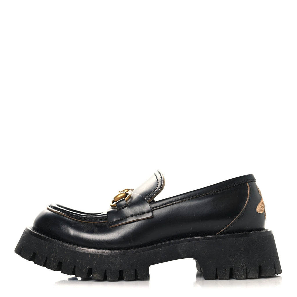 Gucci - Cordovan Lux Harald Horsebit 25mm Platform Loafers