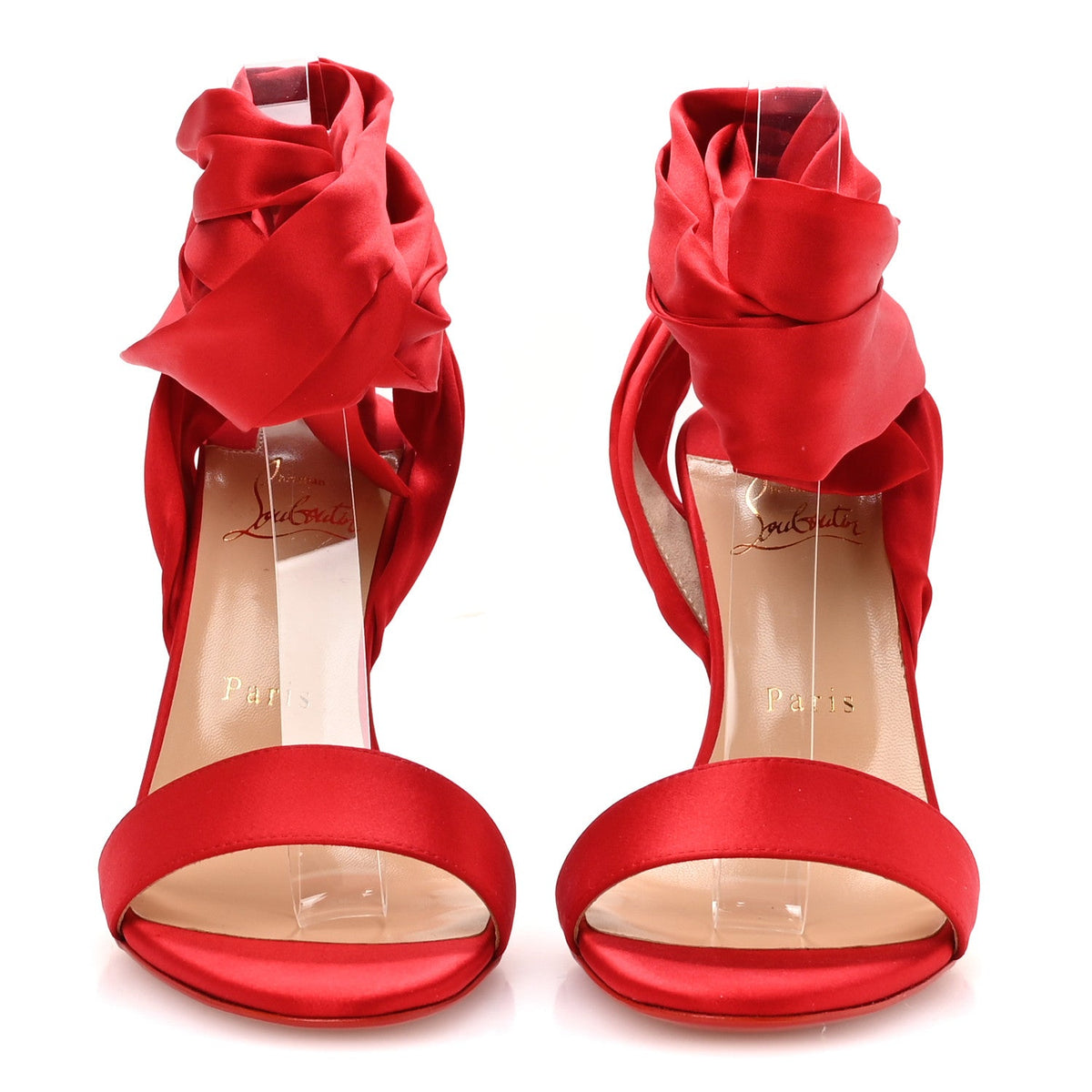 Christian Louboutin - Crepe Satin Du Desert 100 Sandal