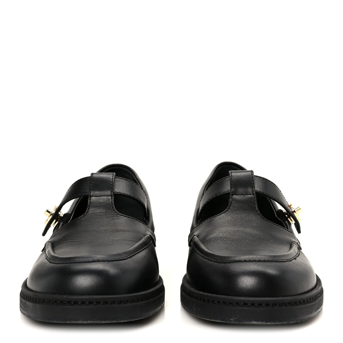 Chanel - Calfskin CC Turnlock Moccasins