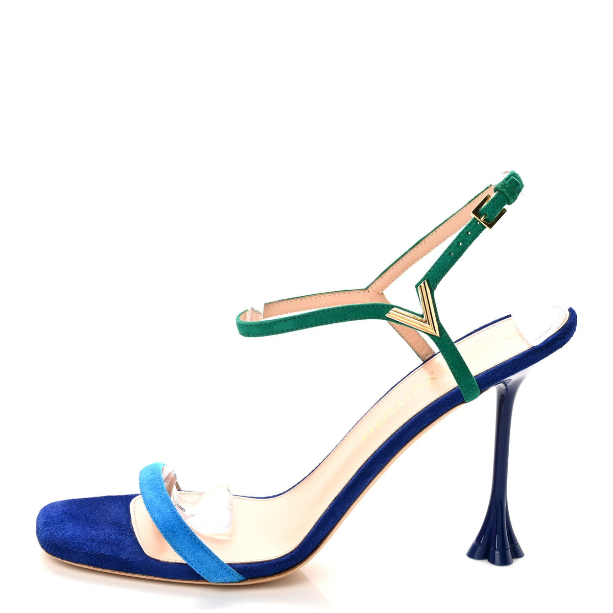 Louis Vuitton - Suede Goatskin Blossom Sandals