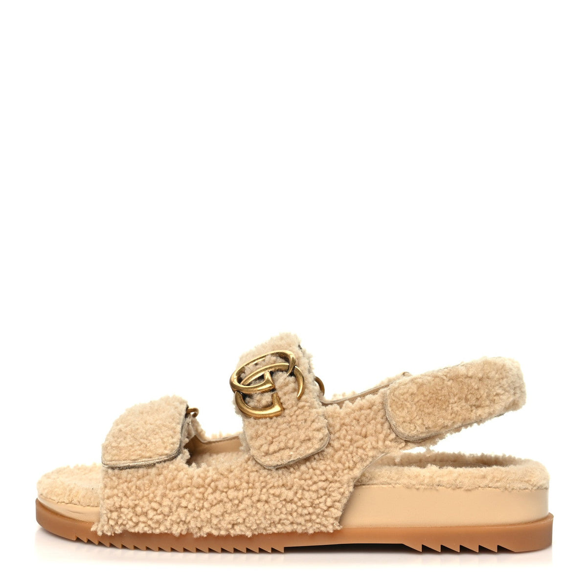 Gucci - Merino Wool Interlocking G Dad Sandals