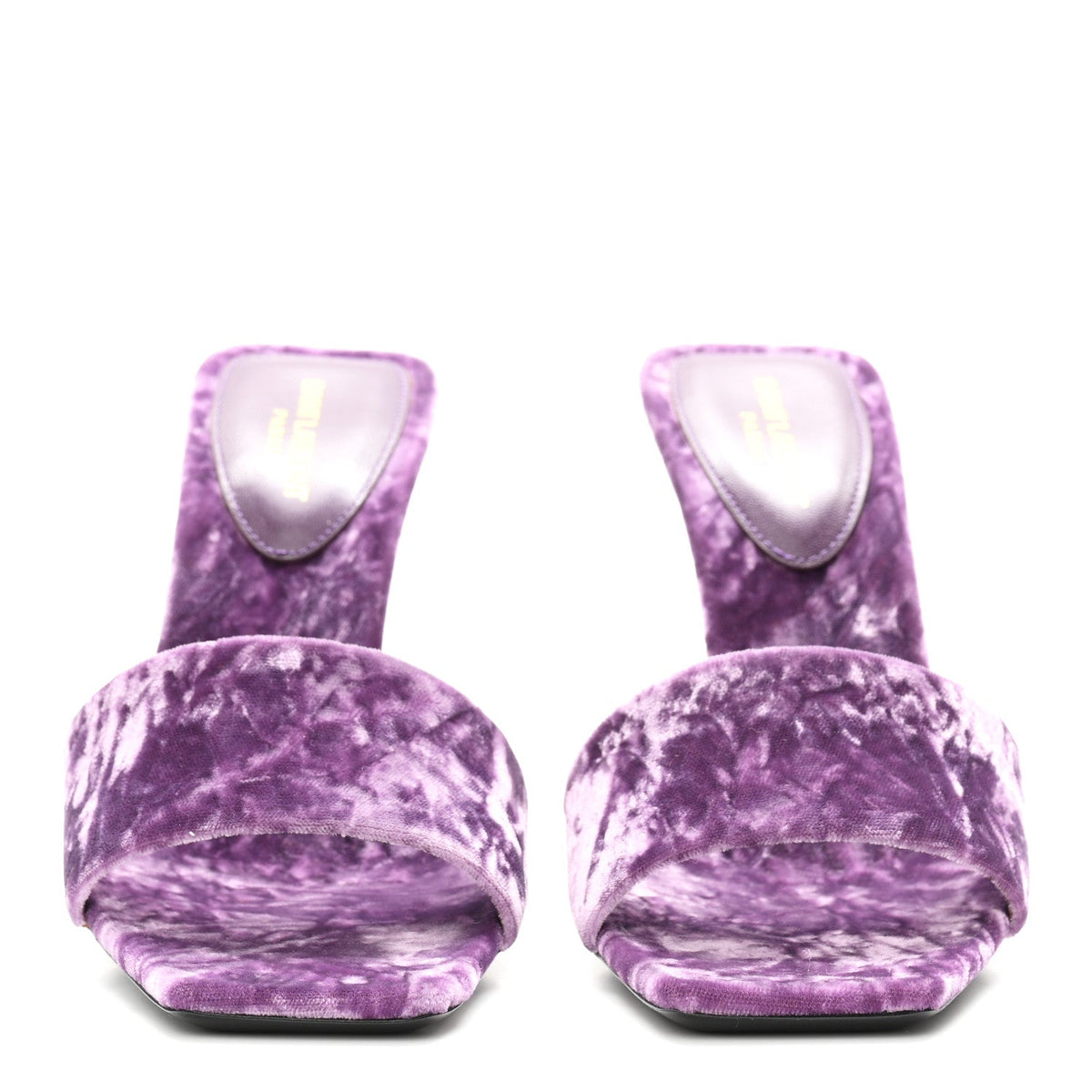 Saint Laurent - Velvet Baliqua 105 Mule Sandals