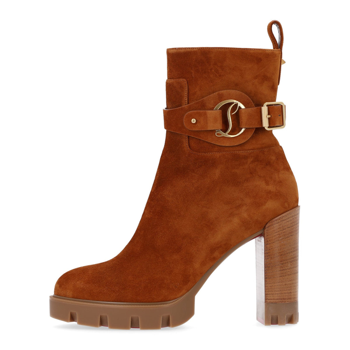 Christian Louboutin - Veau Velours Dianouchette Lug Chelsea 100 Boots