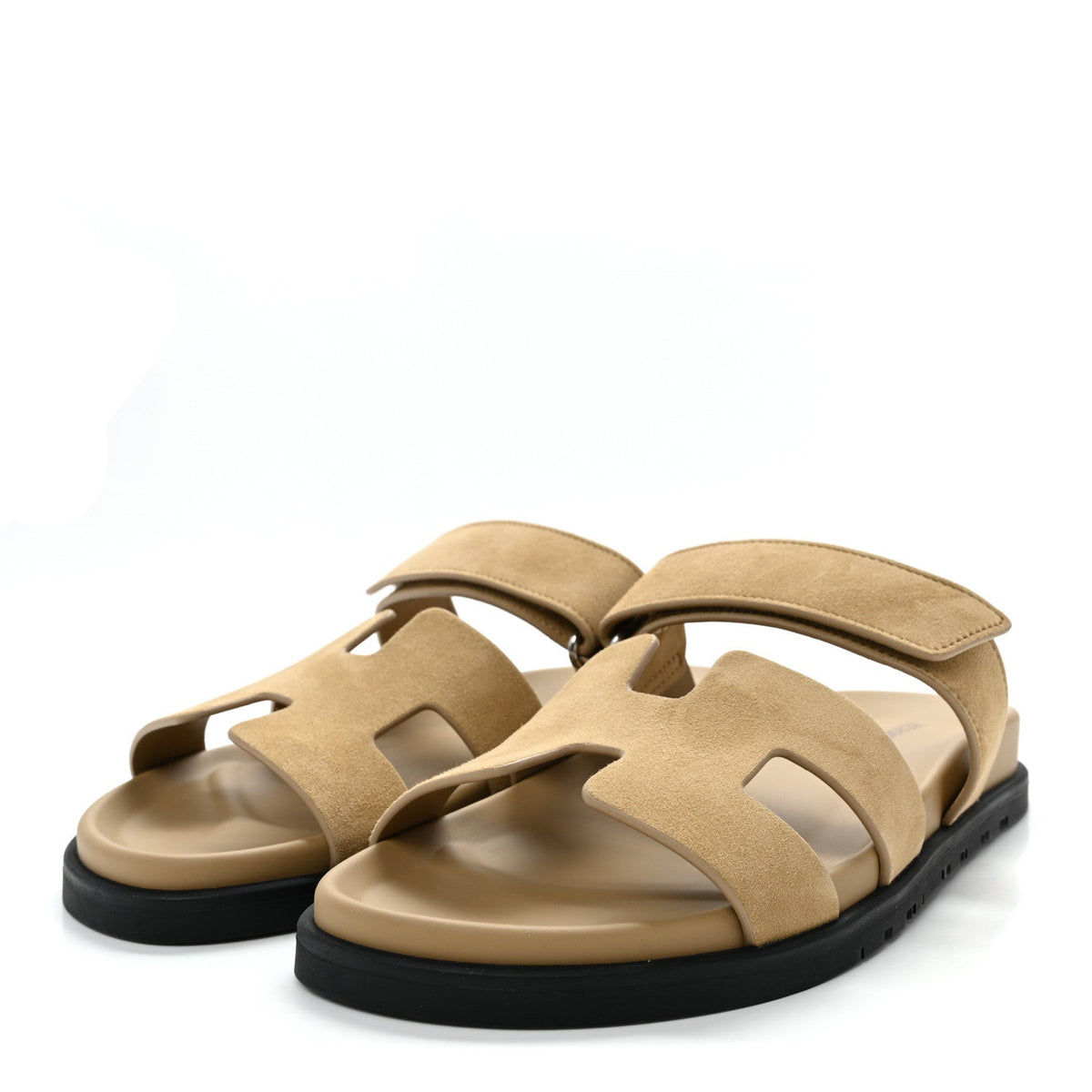 Hermès - Suede Goatskin Chypre Sandals