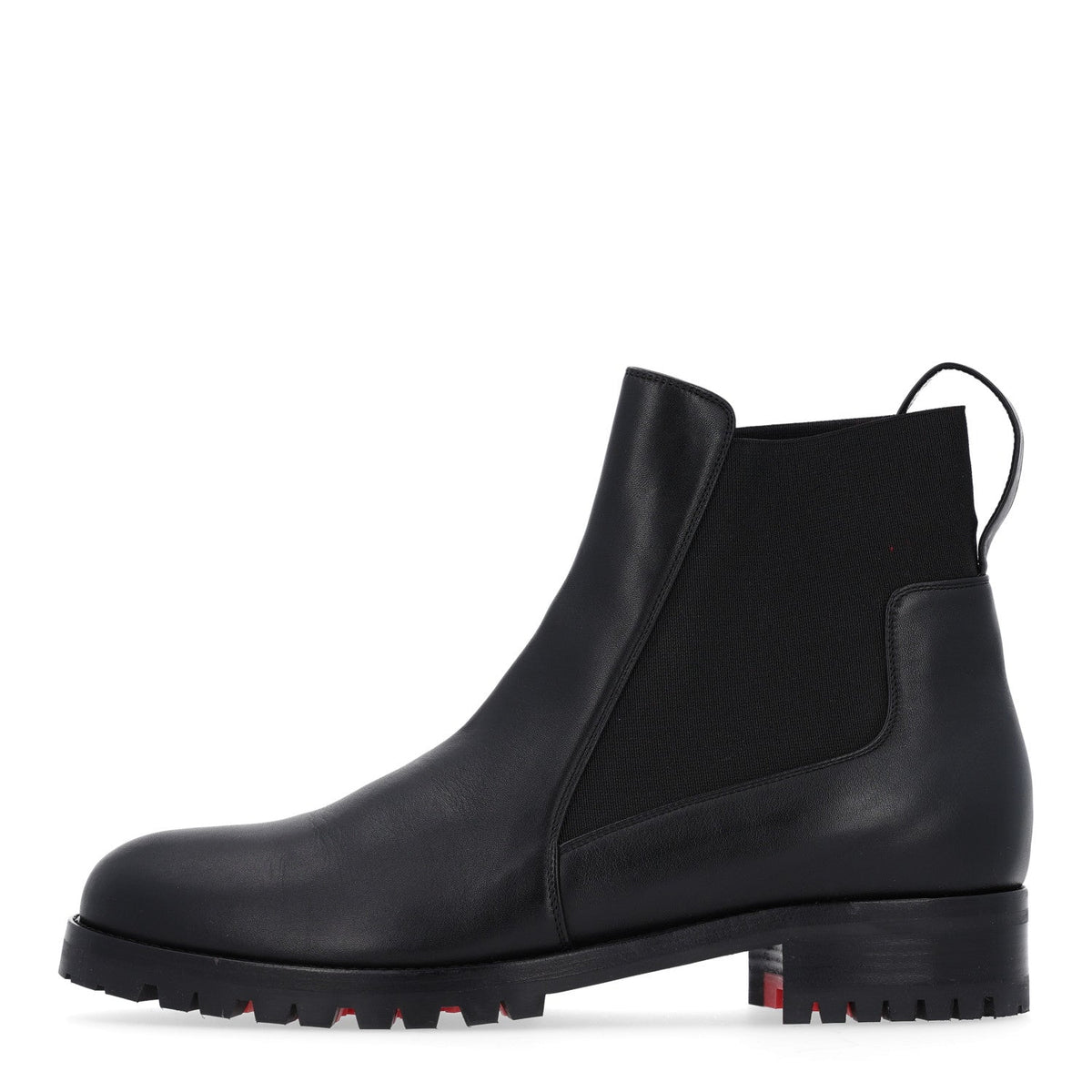Christian Louboutin - Calfskin Marchacroche Flat Chelsea Boots