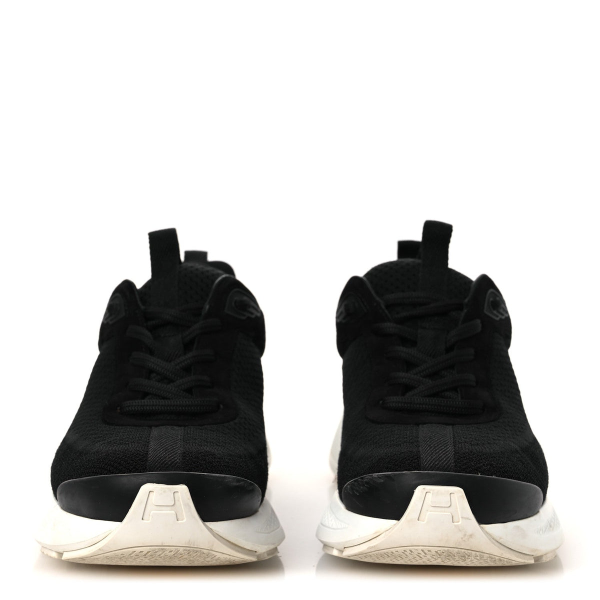 Hermès - Technical Knit Suede Heros Sneakers