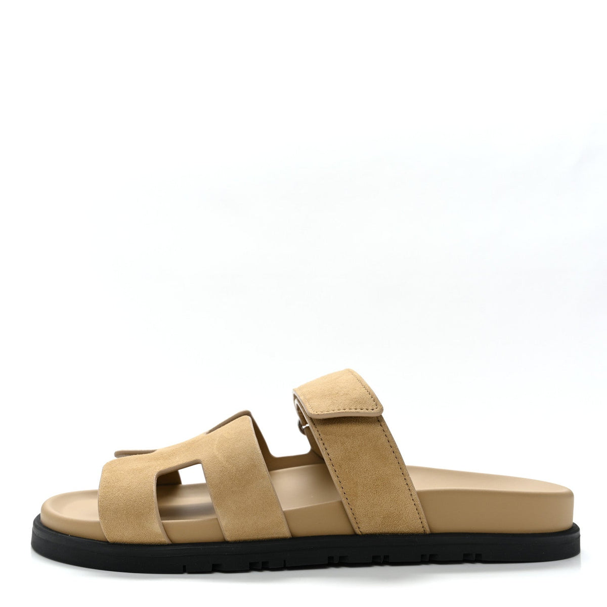 Hermès - Suede Goatskin Chypre Sandals