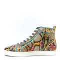 Christian Louboutin - Snakeskin Louis Flat Sneakers