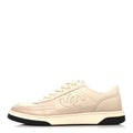 Chanel - Printed Calfskin CC Logo Sneakers