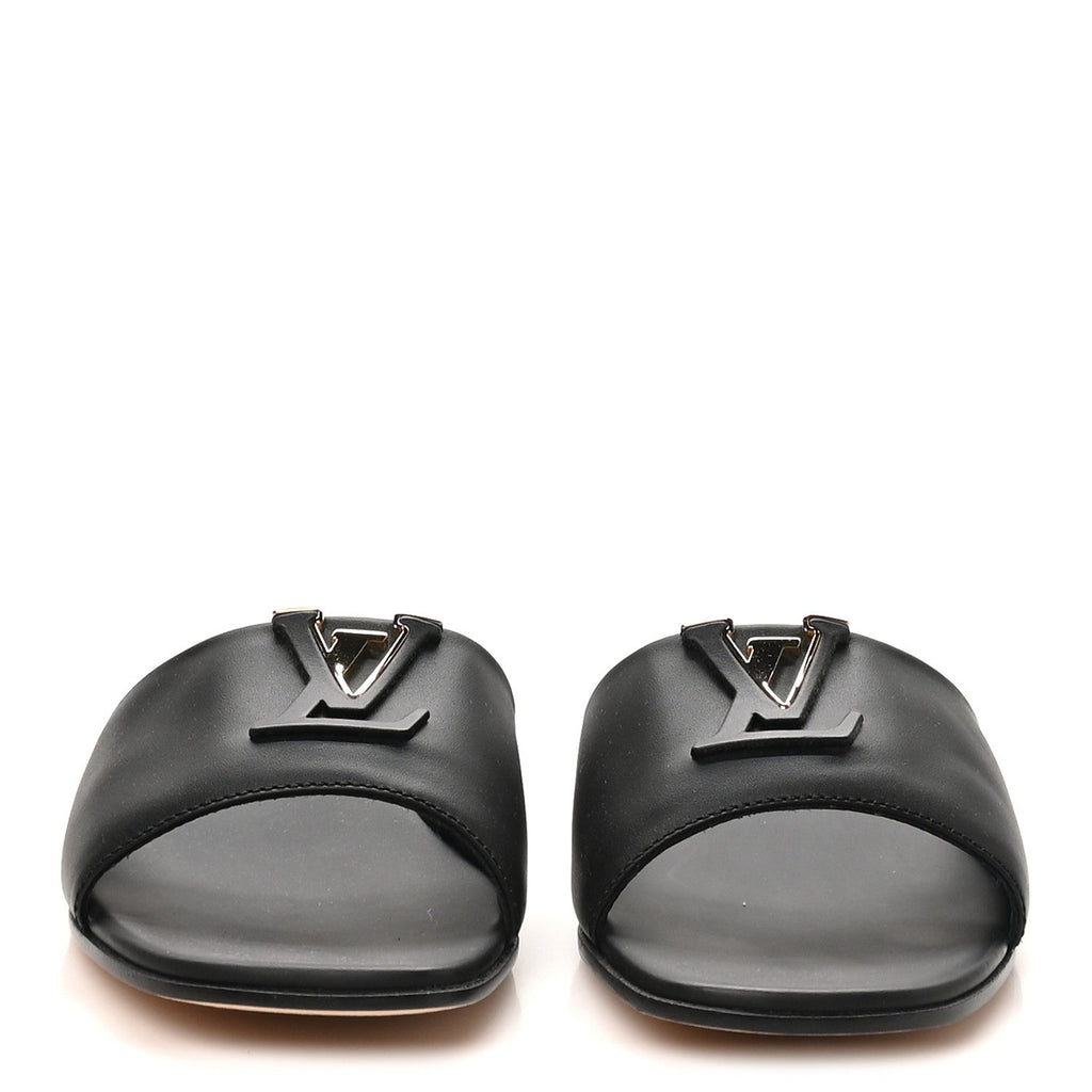 Louis Vuitton - Calfskin LV Mare Flat Mule