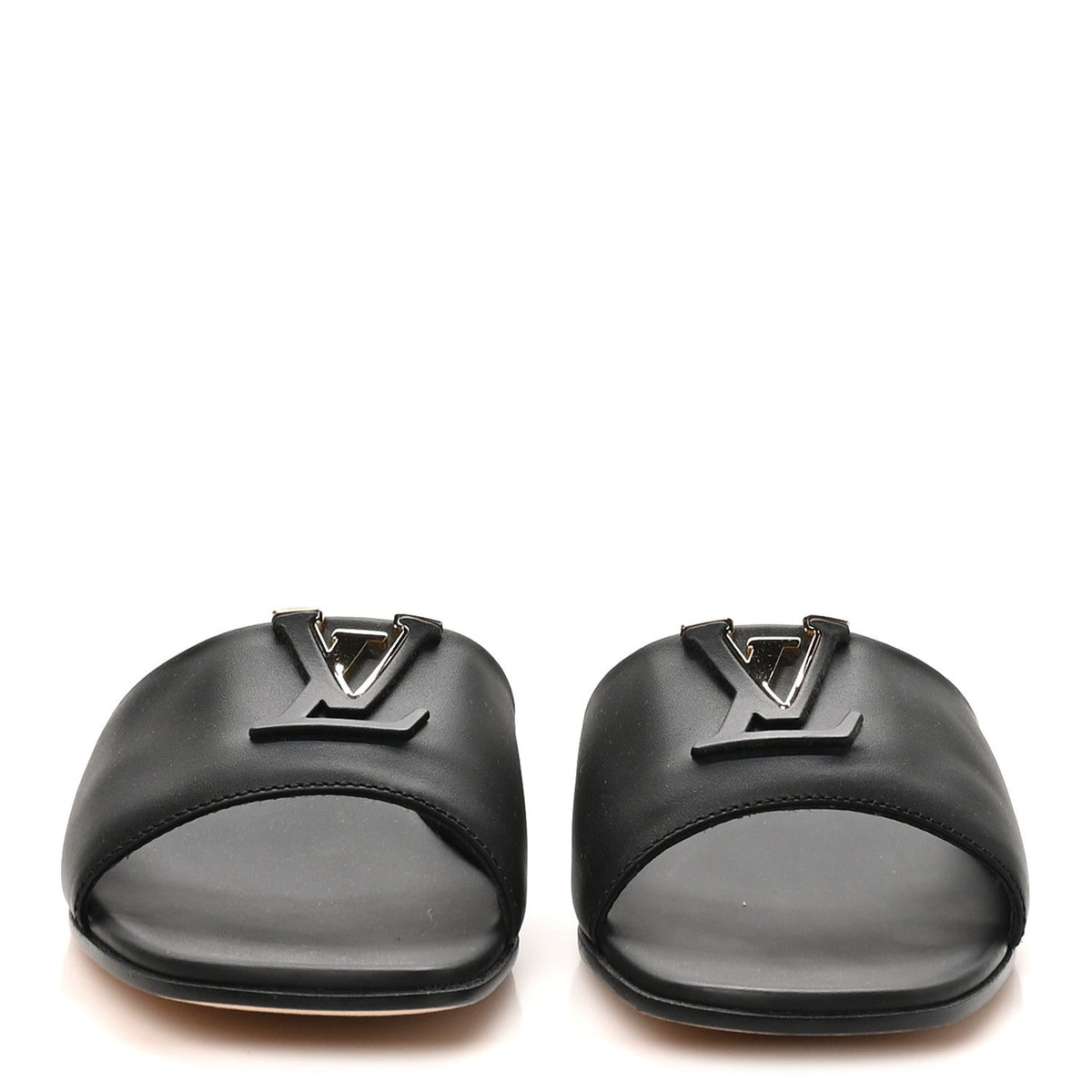 Louis Vuitton - Calfskin LV Mare Flat Mule