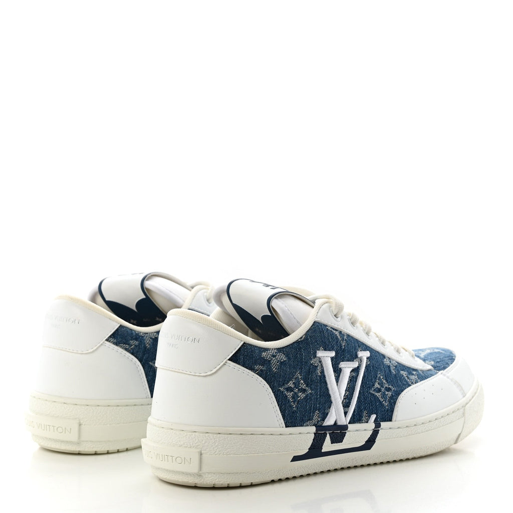 Louis Vuitton - Calfskin Monogram Denim Charlie Sneakers