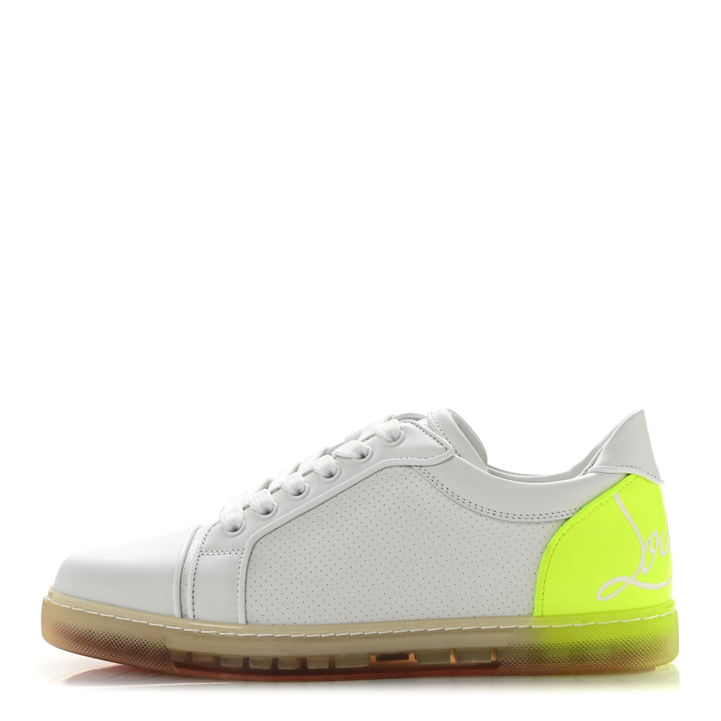 Christian Louboutin - Calfskin Perforated Nappa Fun Vieira Orlato Flat Sneakers