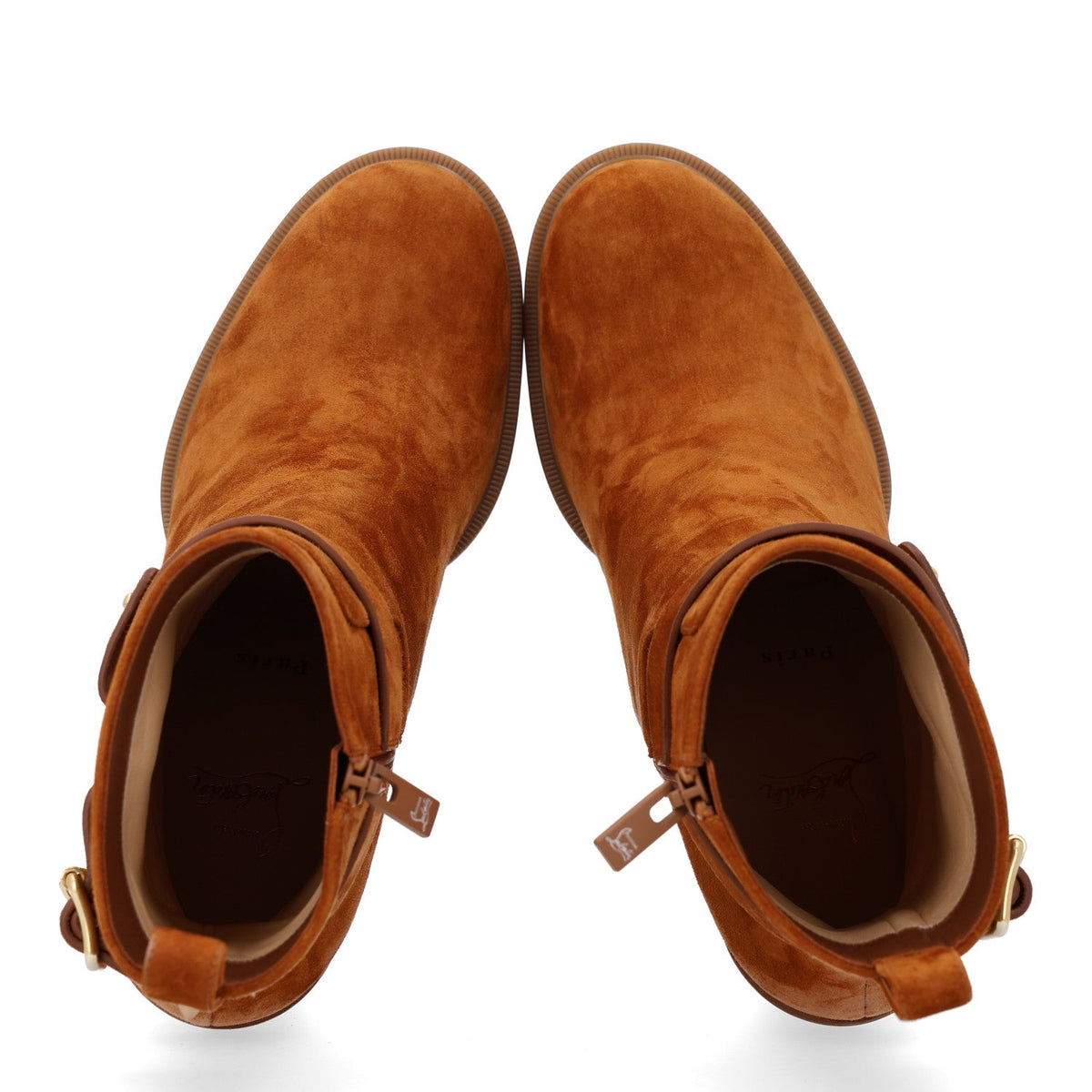 Christian Louboutin - Veau Velours Dianouchette Lug Chelsea 100 Boots