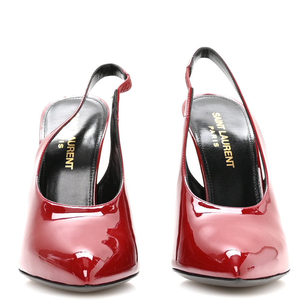 Saint Laurent - Patent Venus 110 Slingback Pumps