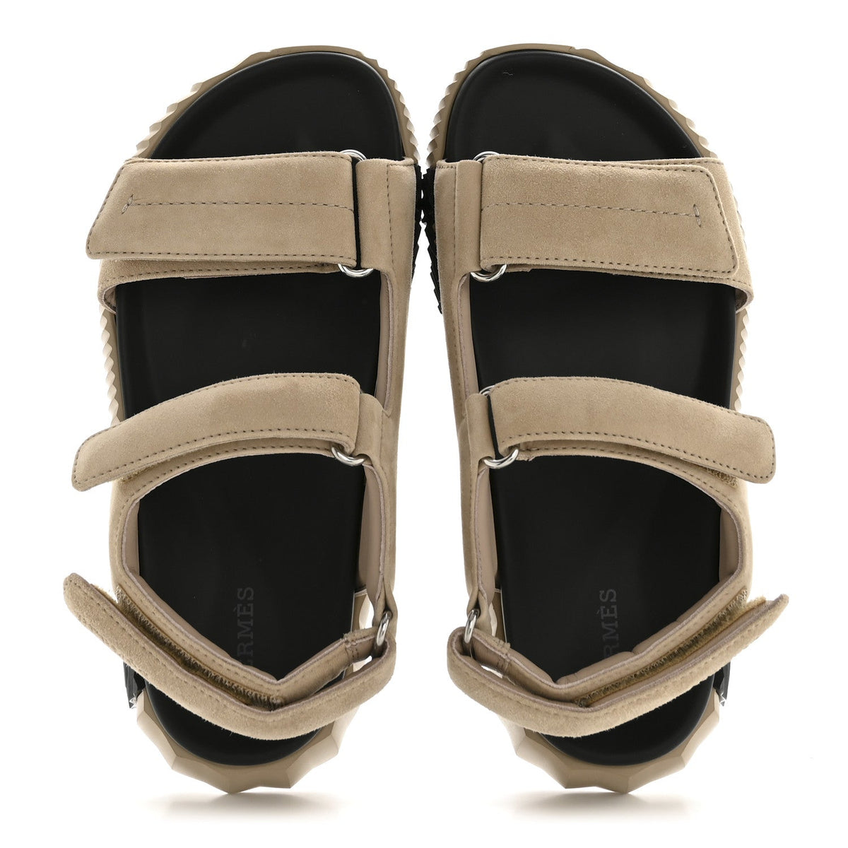 Hermès - Suede Goatskin Junior Sandals
