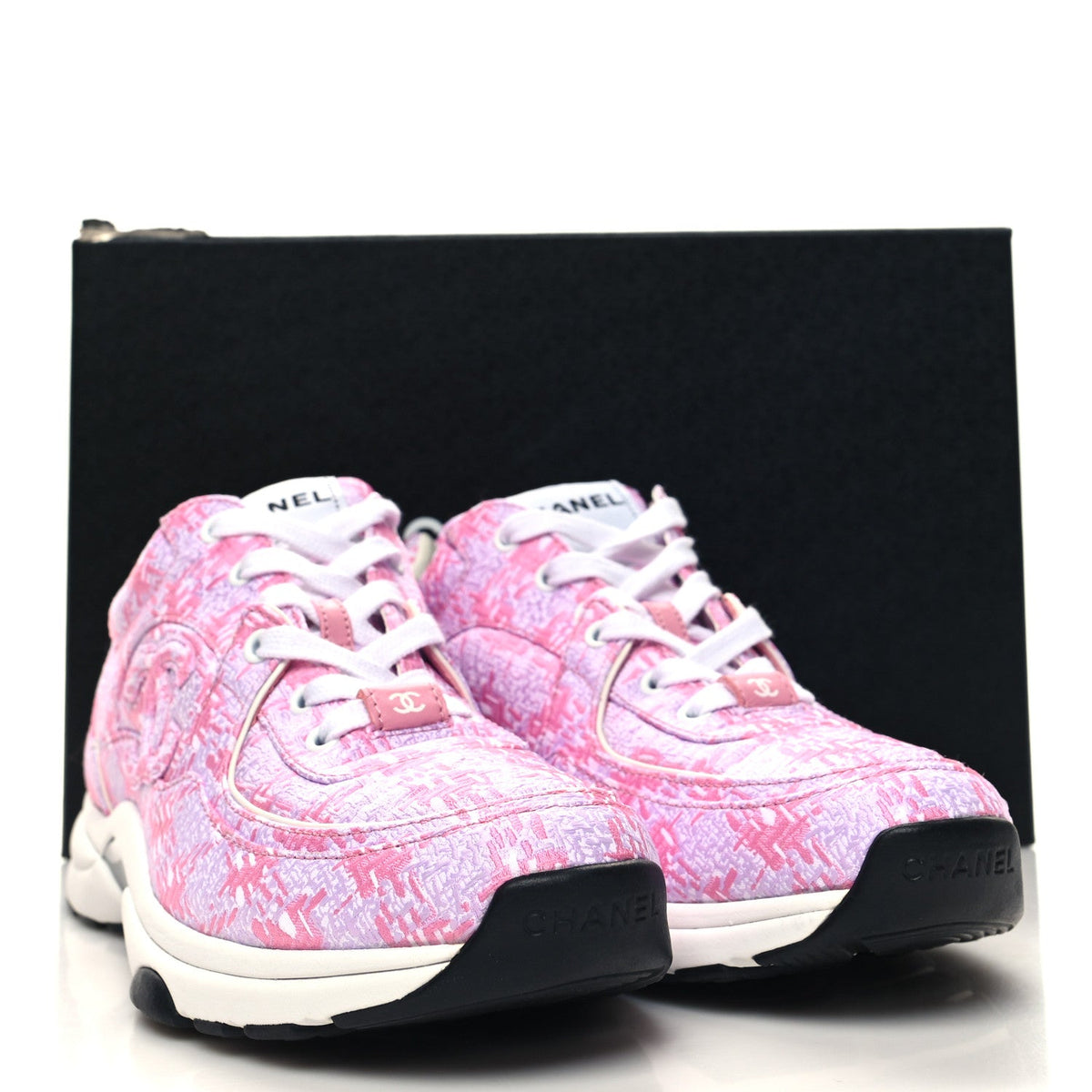 Chanel - Tweed CC Sneakers
