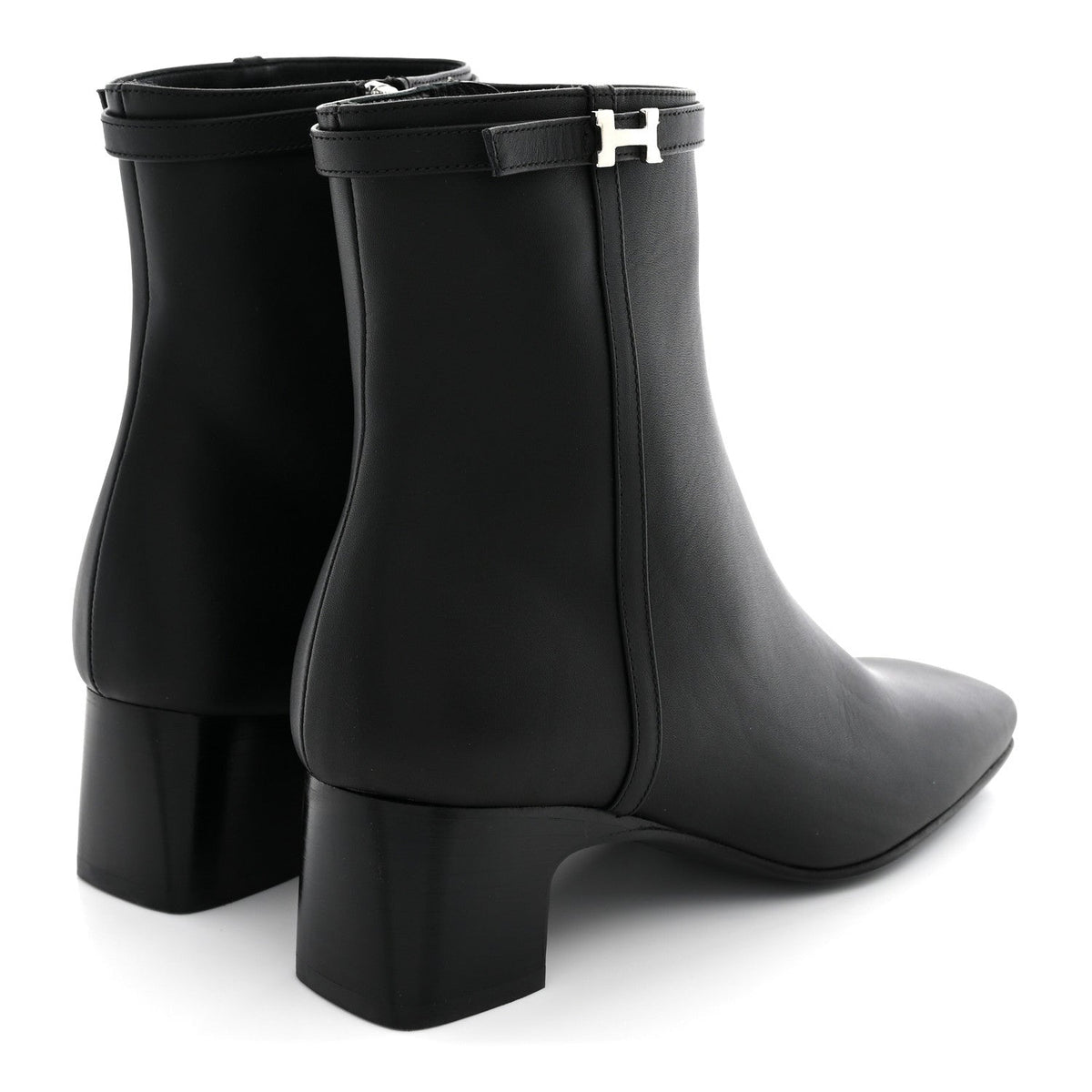 Hermès - Calfskin Hommage Ankle Boots