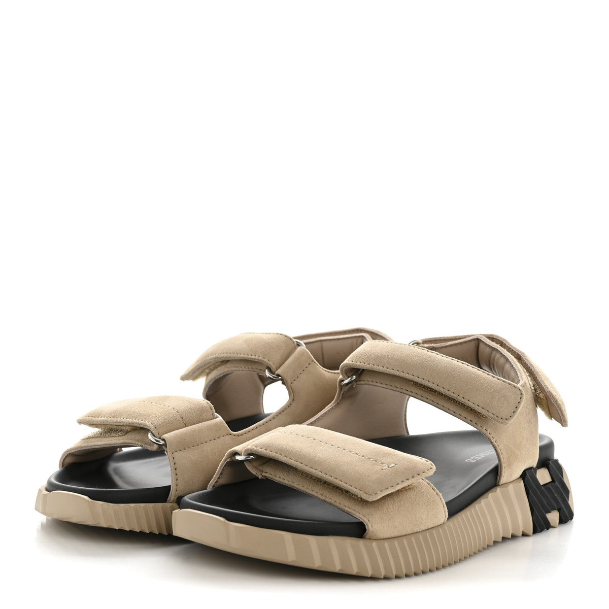 Hermès - Suede Goatskin Junior Sandals