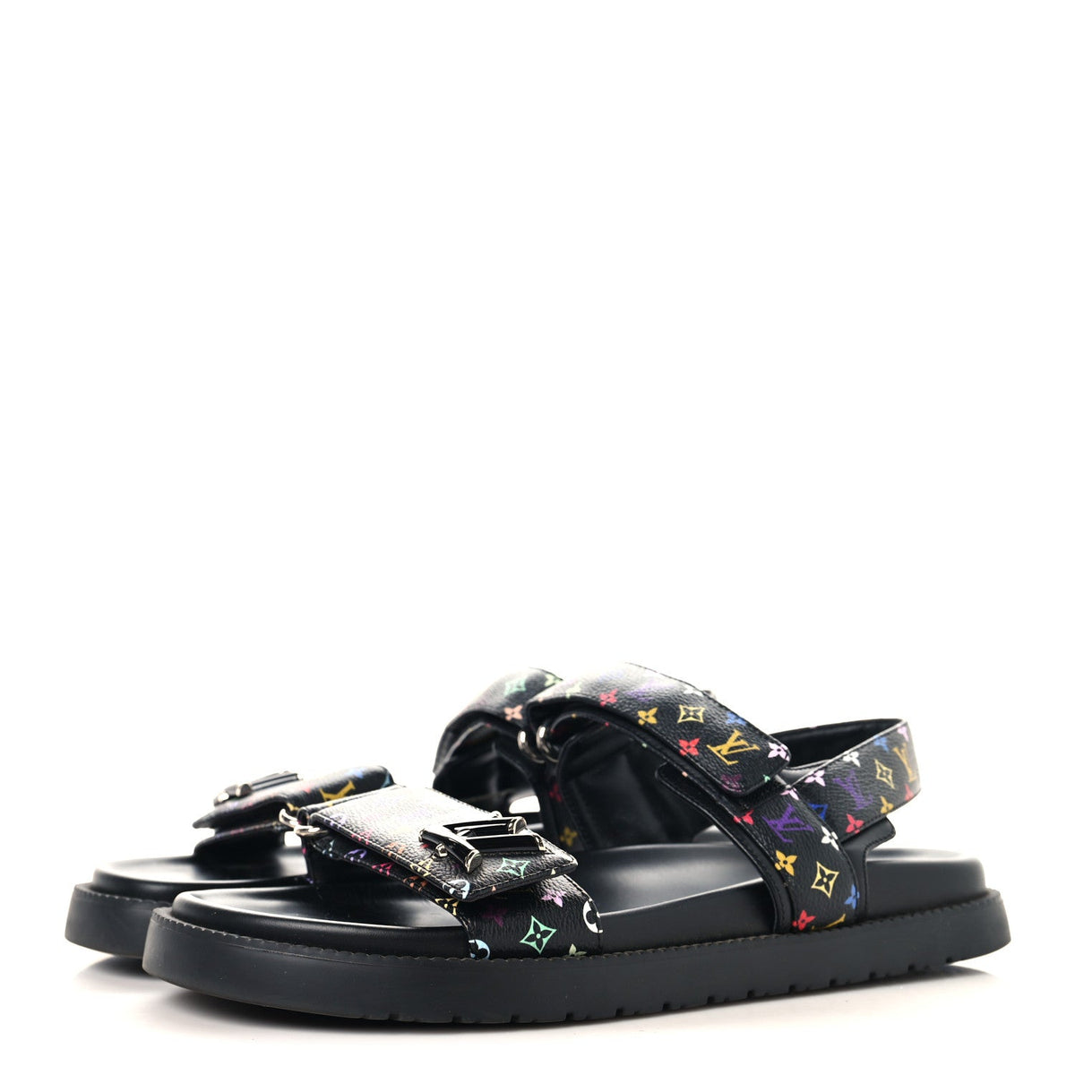 Louis Vuitton - LV X TM Monogram Multicolor Sunset Flat Sandals