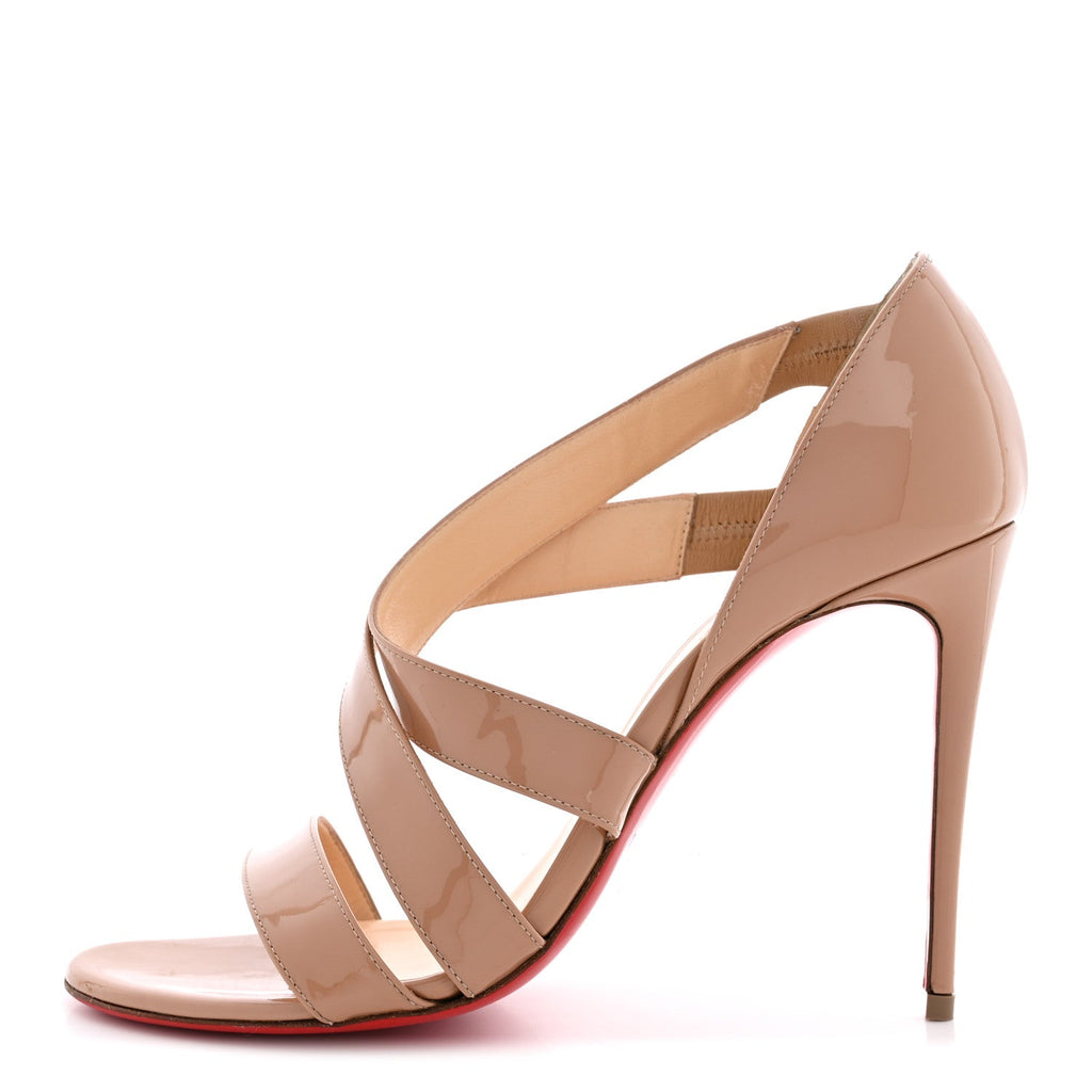 Christian Louboutin - Patent World Copine 100 Sandals