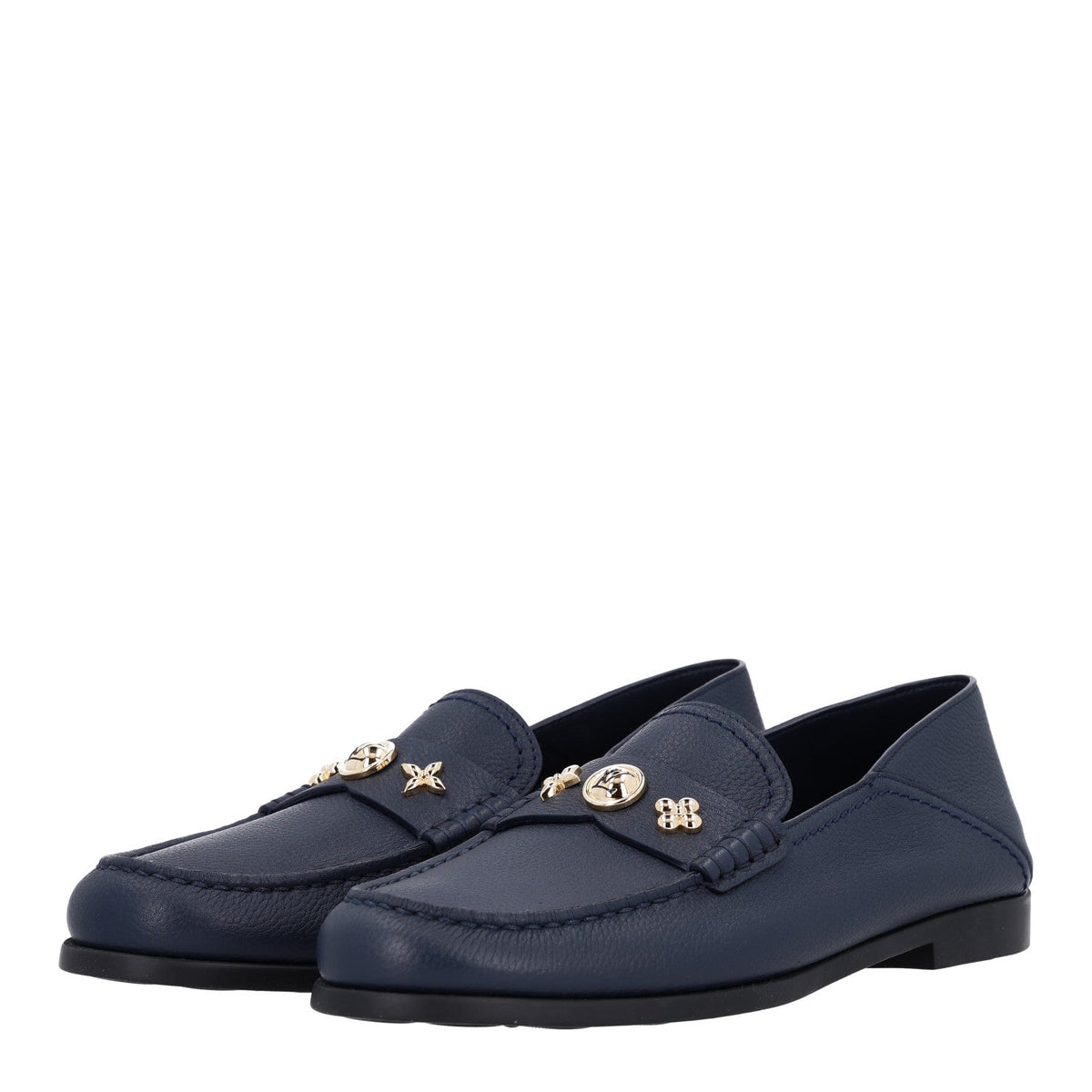 Louis Vuitton - Grained Calfskin Ivy Loafers