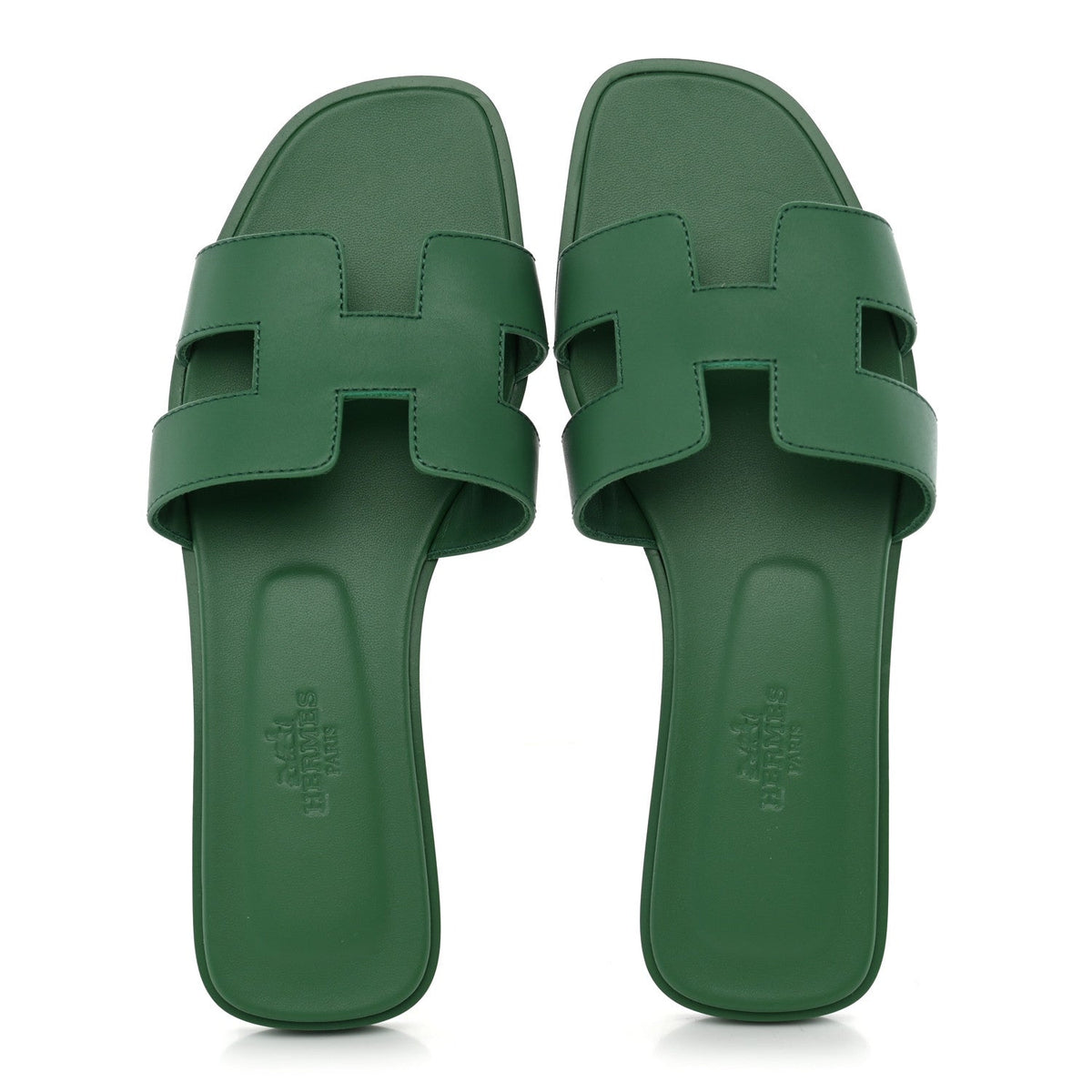 Hermès - Calfskin Oran Sandals