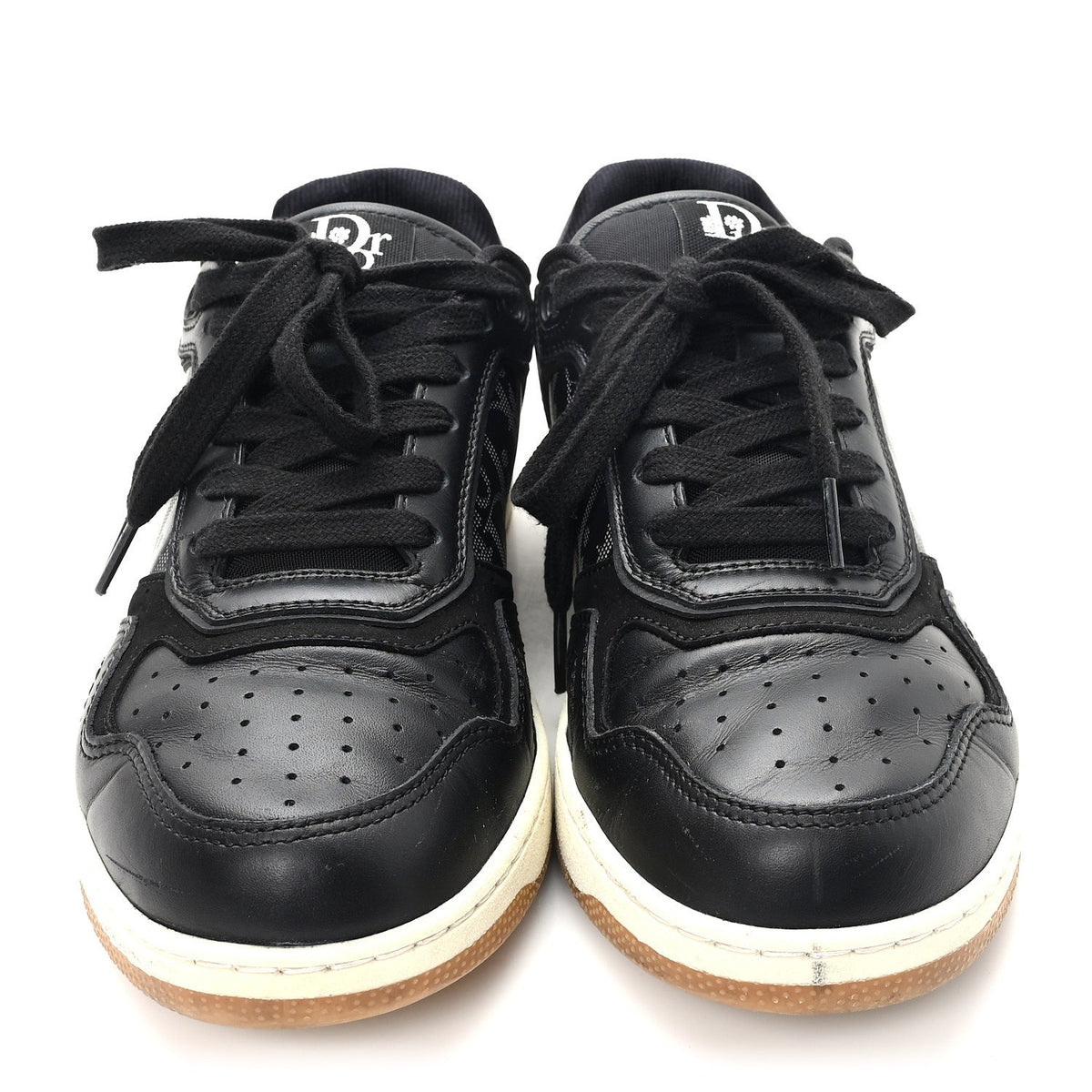 Dior - Smooth Calfskin Oblique Perforated B27 Low Top Sneakers