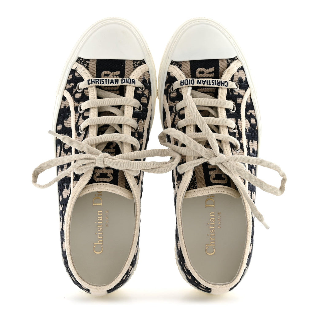 Dior - Canvas Oblique Walk’N’Dior Low Top Sneakers