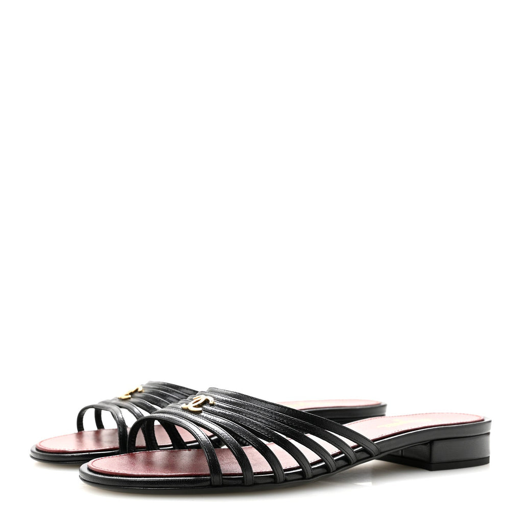 Chanel - Goatskin CC Sandals