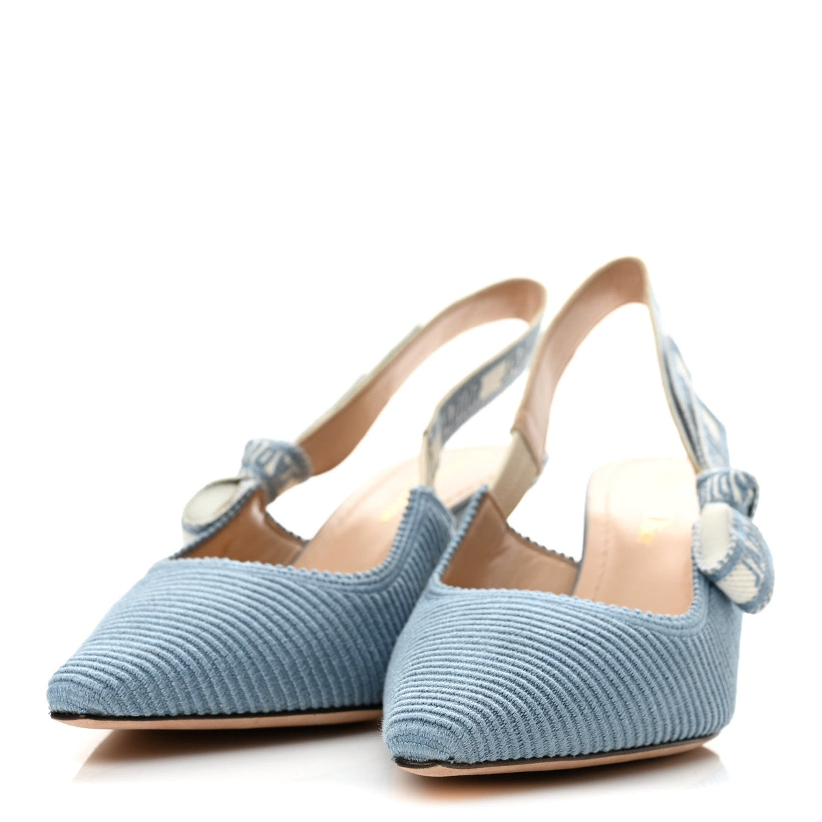 Dior - Cotton Ribbon Embroidered J’Adior Slingback 65mm Pumps