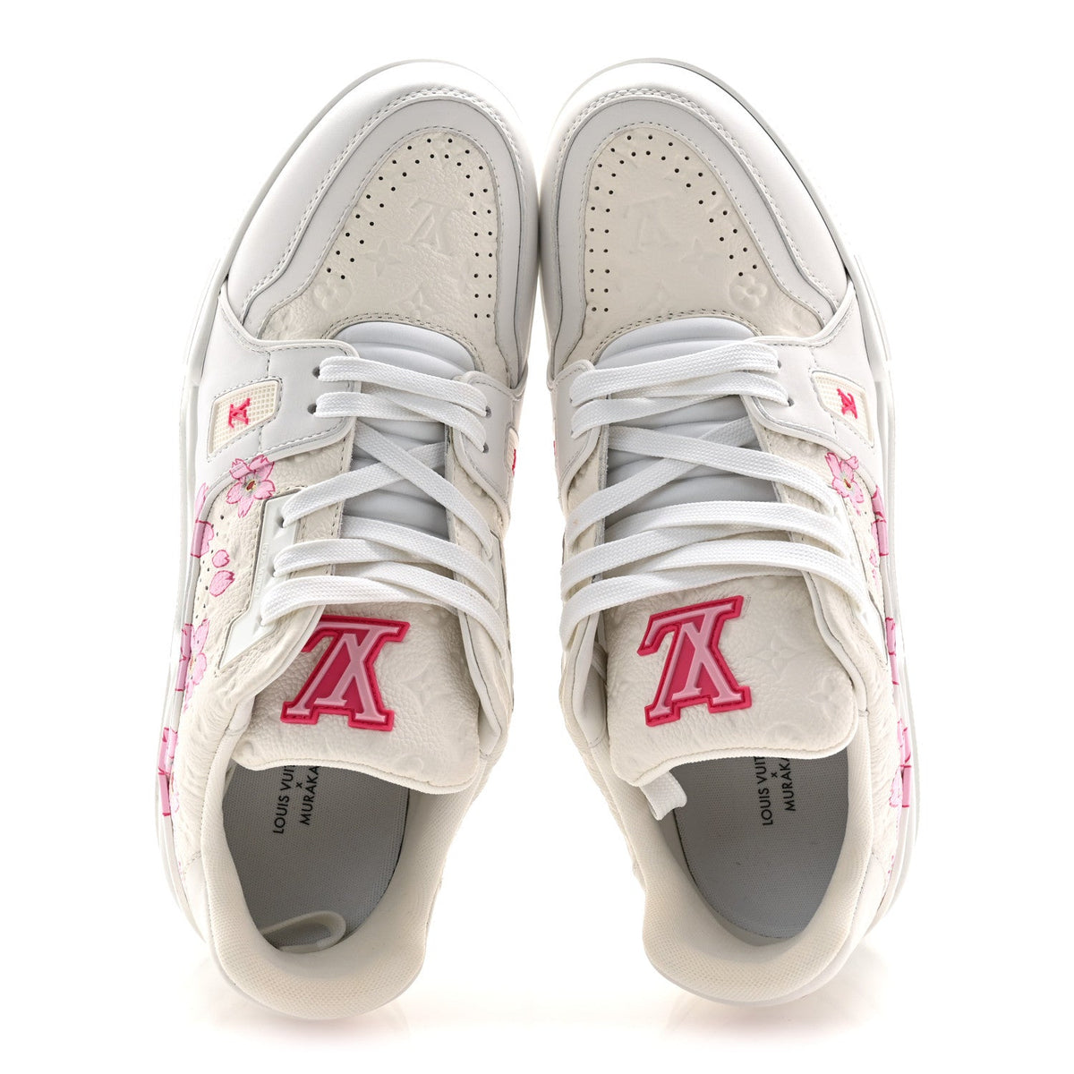 Louis Vuitton - LV X TM Embossed Monogram Cherry Blossom LV Trainer Sneakers