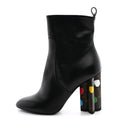 Louis Vuitton - LV X YK Calfskin Monogram Silhouette Ankle Boots