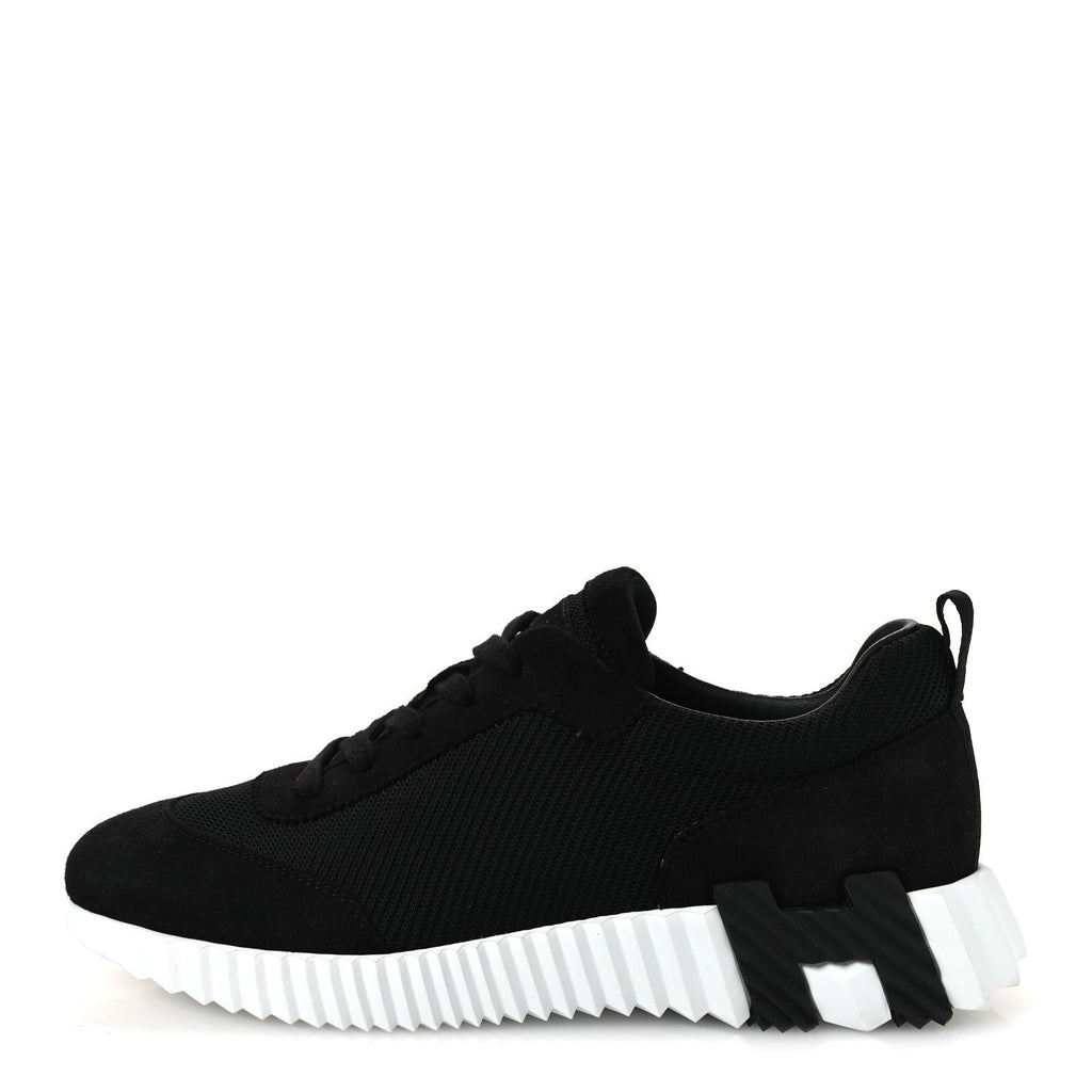 Hermès - Textured Mesh Suede Goatskin Bouncing Sneakers