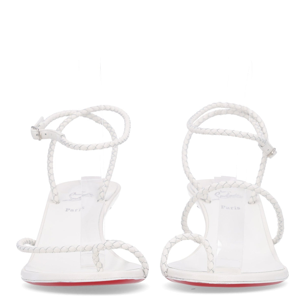 Christian Louboutin - X Idris Elba Hibaq Calfskin Braided 55mm Sandals