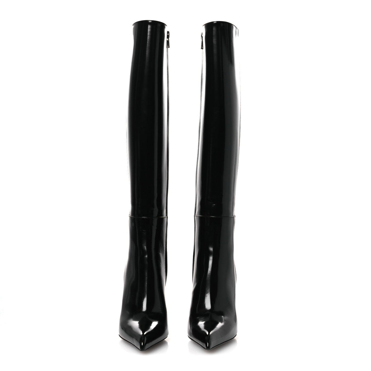 Saint Laurent - Vitello Marilyn Raven 110 Buba Knee High Boots