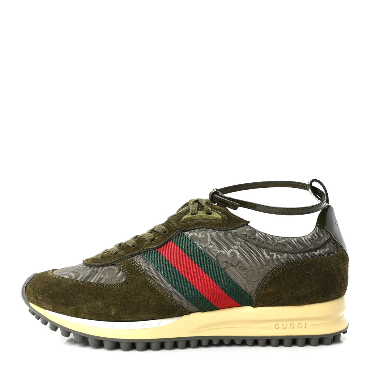 Gucci - GG Suede Monogram Web Re-Motion Sneakers