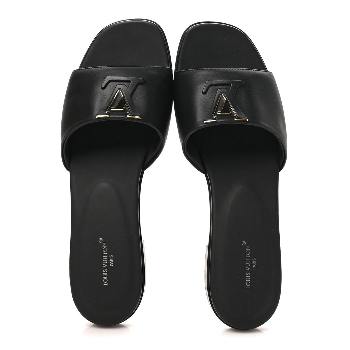 Louis Vuitton - Calfskin LV Mare Flat Mule